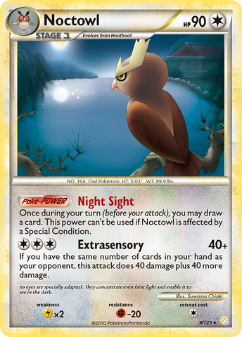 Noctowl (8/123) [HeartGold y SoulSilver: Conjunto básico] 
