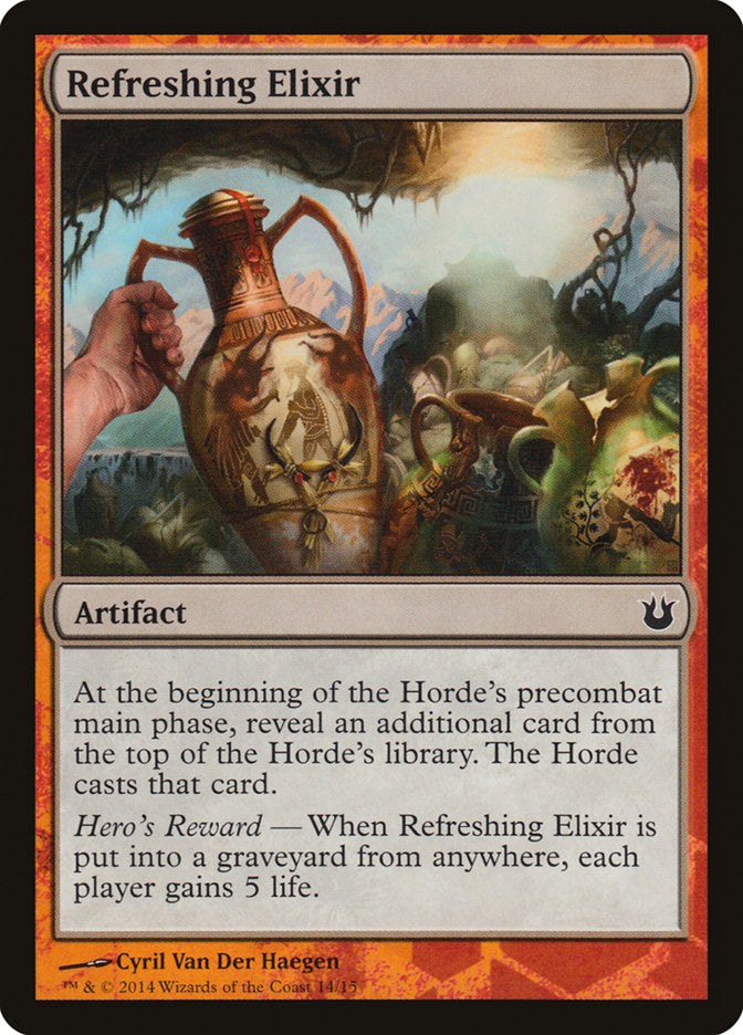 Elixir refrescante [Nacidos de los dioses, luchan contra la Horda] 
