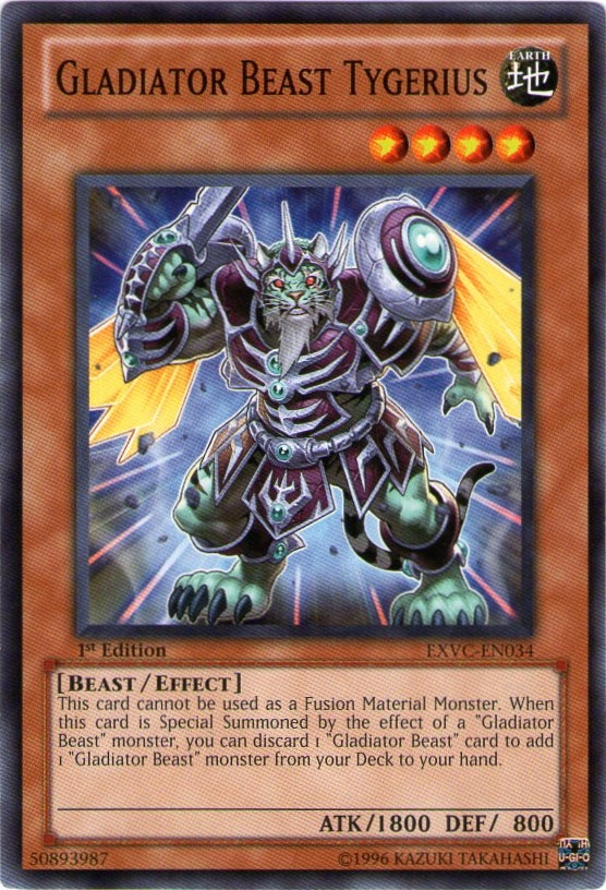 Bestia Gladiador Tygerius [EXVC-EN034] Común 
