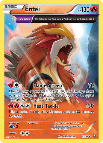 Entei (15/98) [XY: Orígenes antiguos] 