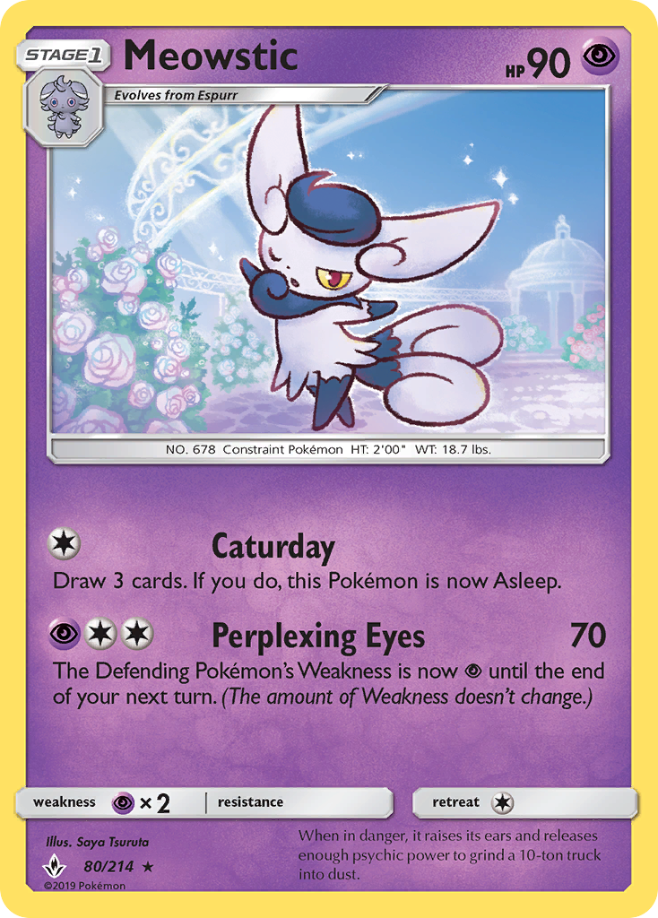 Meowstic (80/214) [Sol y Luna: Vínculos inquebrantables] 