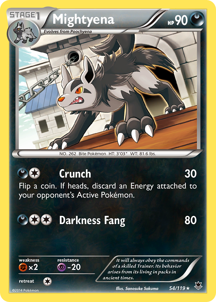 Mightyena (54/119) [XY: Fuerzas fantasma] 