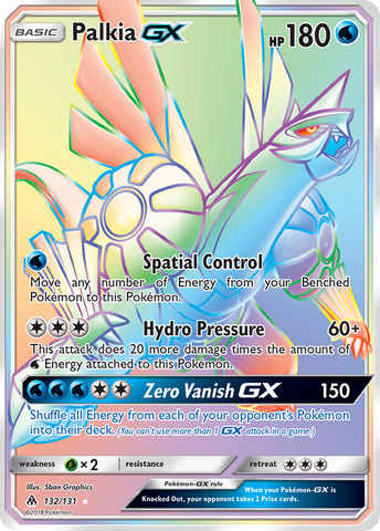 Palkia GX (132/131) [Sol y Luna: Luz Prohibida] 