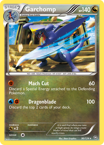 Garchomp (90/124) [Blanco y Negro: Dragones Exaltados] 