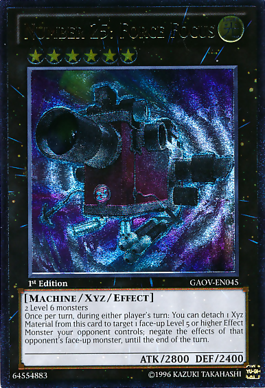 Número 25: Force Focus [GAOV-EN045] Ultimate Rare 