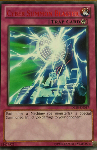 Cyber ​​Summon Blaster (Rojo) [DL18-EN017] Raro 