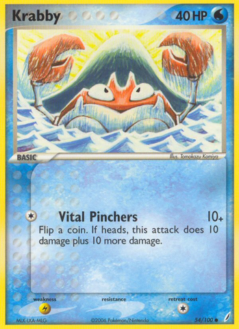 Krabby (54/100) [EX: Guardianes de Cristal] 