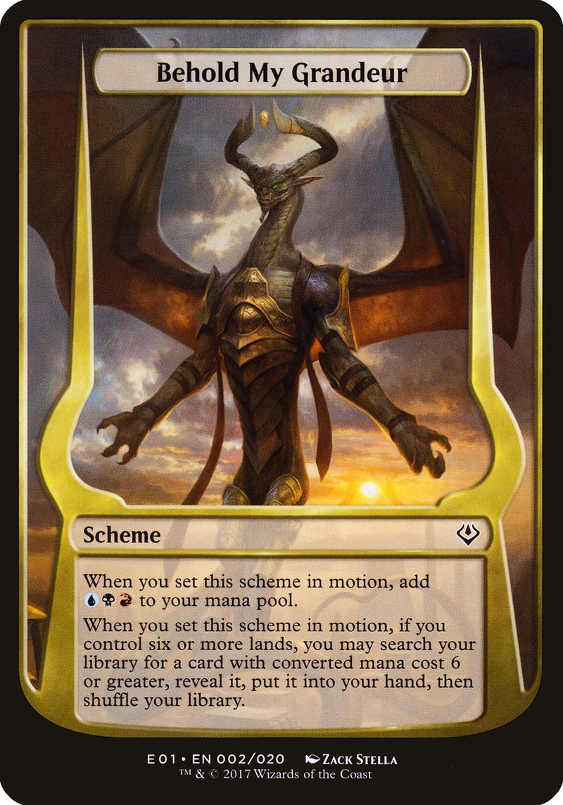 He aquí mi grandeza (esquemas) [Archienemigo: esquemas de Nicol Bolas] 