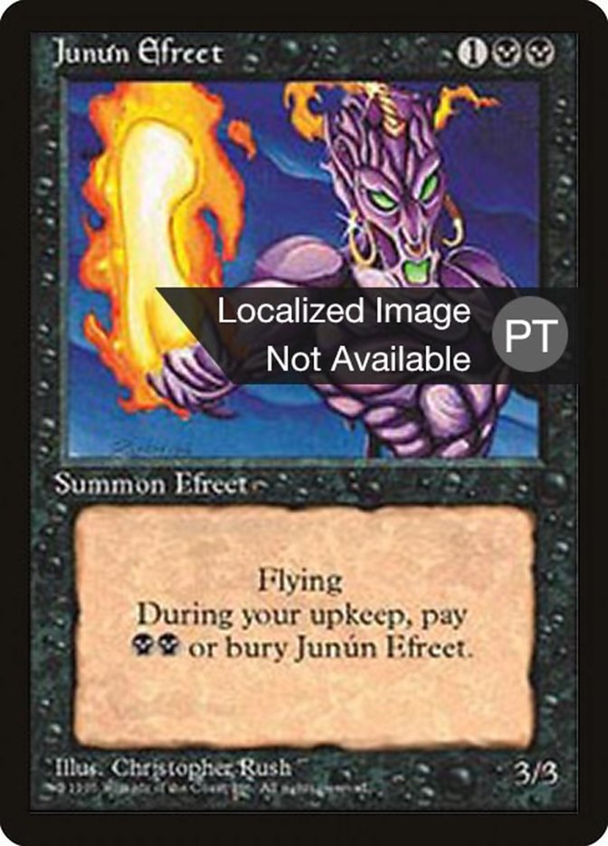 Junun Efreet [Cuarta edición (borde negro extranjero)] 