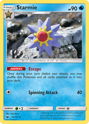 Starmie (16/111) [Sol y Luna: Invasión Carmesí] 