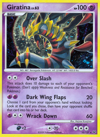Giratina (10/127) [Platino: Conjunto básico] 