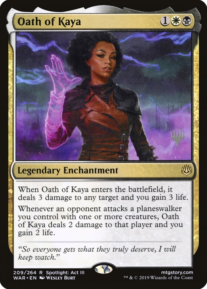 Juramento de Kaya (Paquete promocional) [Promociones de War of the Spark] 