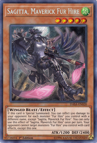 Sagitta, Maverick Fur Hire [DASA-EN020] Secreto raro 