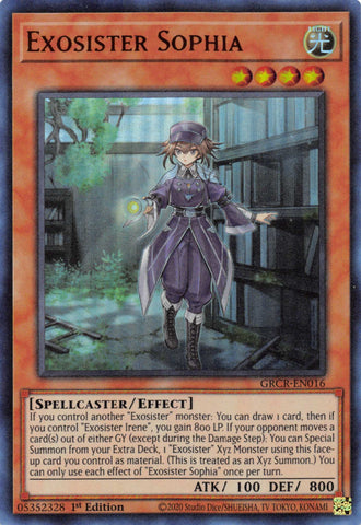 Exosister Sophia [GRCR-EN016] Ultra Raro 