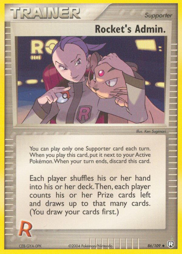 Administrador de Rocket. (86/109) [EX: El regreso del Equipo Rocket] 