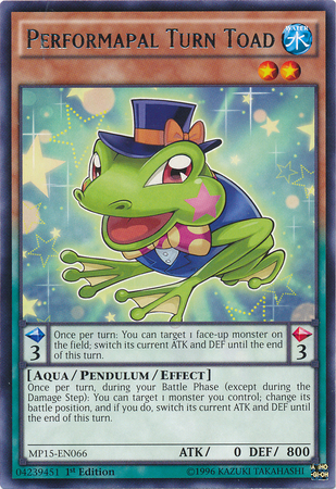 Performapal Turn Toad [MP15-EN066] Raro 