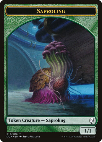 Ficha de Saproling (012/016) [Fichas de Dominaria] 