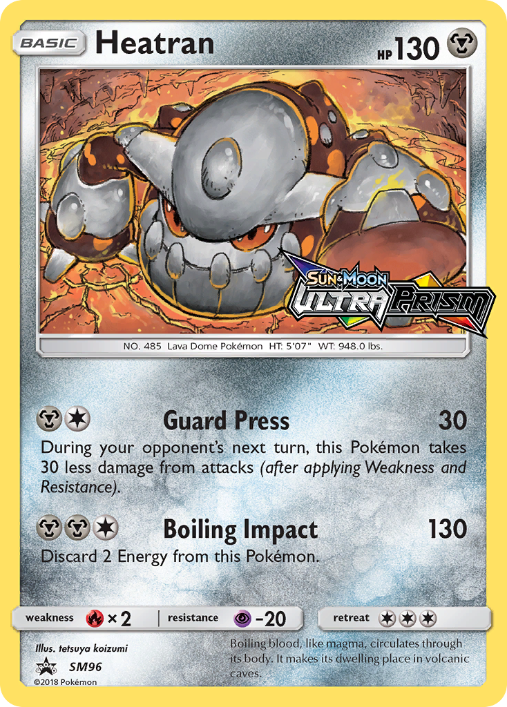 Heatran (SM96) [Sol y Luna: Promociones de Black Star] 