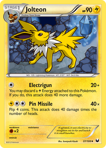 Jolteon (37/108) [Blanco y negro: Exploradores oscuros] 
