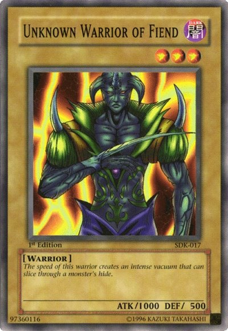 Guerrero desconocido del demonio [SDK-017] Común 