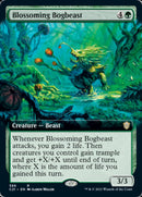 Bogbeast floreciente (arte extendido) [Commander 2021] 