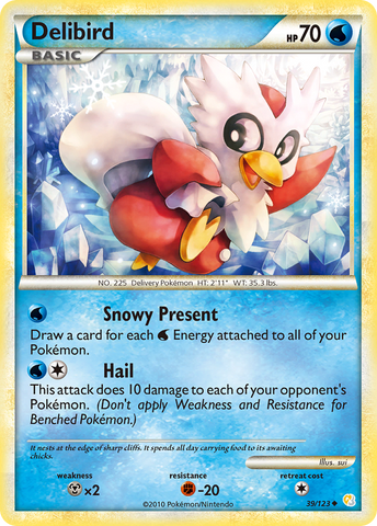 Delibird (39/123) [HeartGold y SoulSilver: Conjunto básico] 