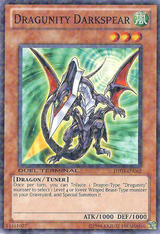 Dragunity Lanza Negra [DT03-EN062] Común 