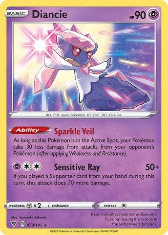 Diancie (079/185) [Espada y escudo: voltaje vivo] 