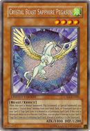 Bestia de Cristal Zafiro Pegaso [CT04-EN002] Secreto Raro 