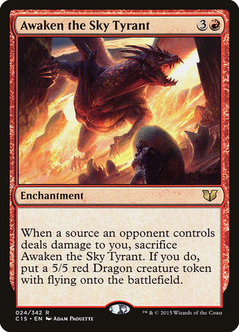 Despierta al tirano del cielo [Commander 2015] 