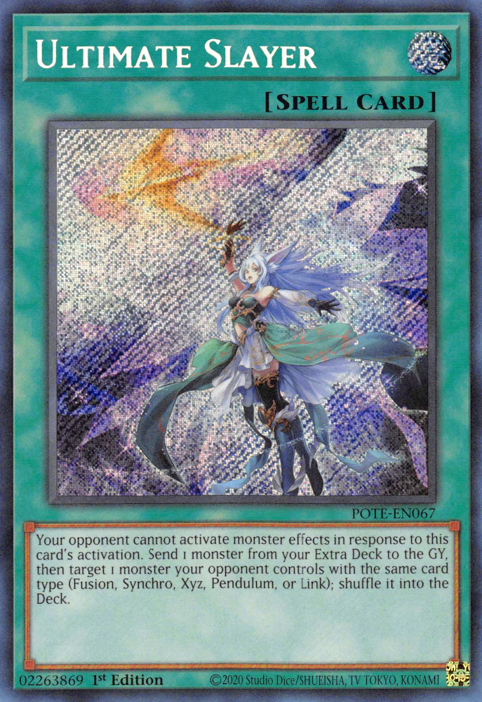 Ultimate Slayer [POTE-EN067] Secreto Raro 