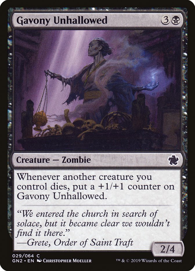 Gavony Unhallowed [Noche de juegos 2019] 