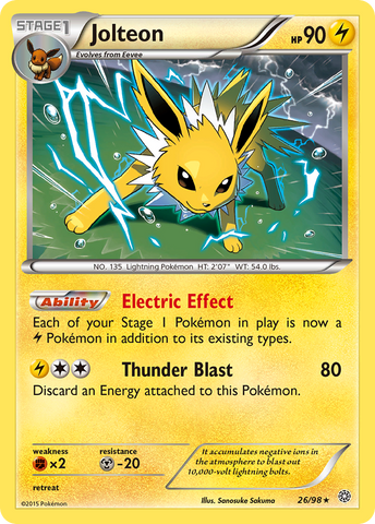 Jolteon (26/98) [XY: Orígenes antiguos] 