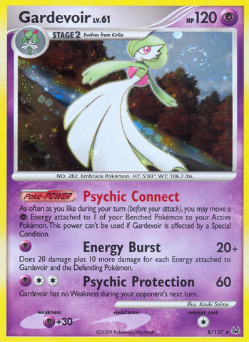 Gardevoir (8/127) [Platino: Conjunto básico] 