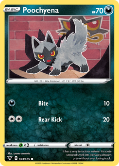 Poochyena (103/185) [Espada y escudo: voltaje vivo] 