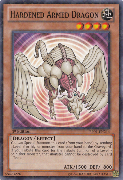 Dragón armado endurecido [BP01-EN214] Starfoil Raro 
