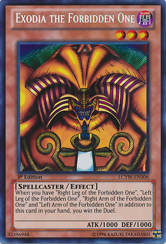 Exodia el Prohibido [LCYW-EN306] Secreto Raro 