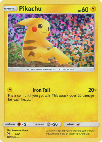 Pikachu (6/12) [Promociones de McDonald's: Colección 2019] 
