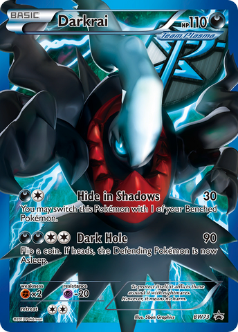 Darkrai (BW73) (Tarjeta Jumbo) [Blanco y negro: Promociones Black Star] 