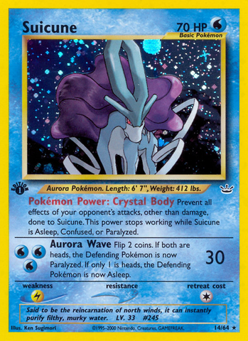 Suicune (14/64) [Neo Revelación 1.ª edición] 