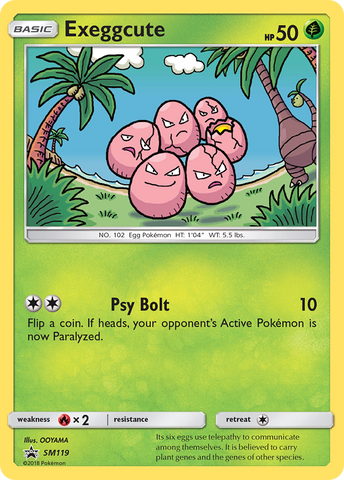 Exeggcute (SM119) [Sol y Luna: Promociones de Black Star] 