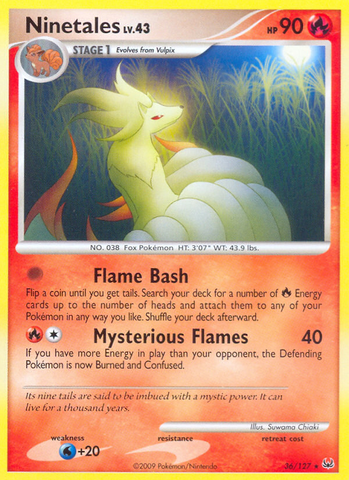 Ninetales (36/127) [Platino: Conjunto básico] 