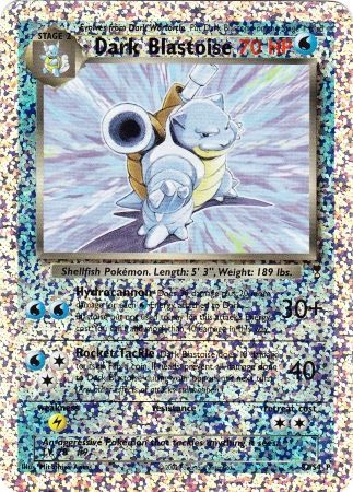 Blastoise oscuro (T2/T4) [Box Topper] 