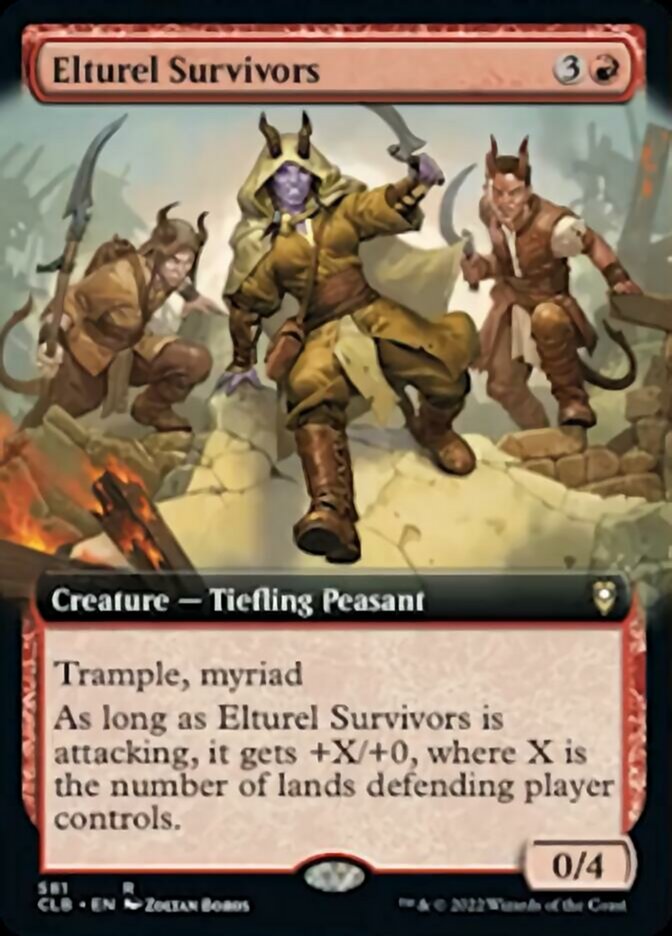 Sobrevivientes de Elturel (Arte extendido) [Commander Legends: Batalla por Baldur's Gate] 