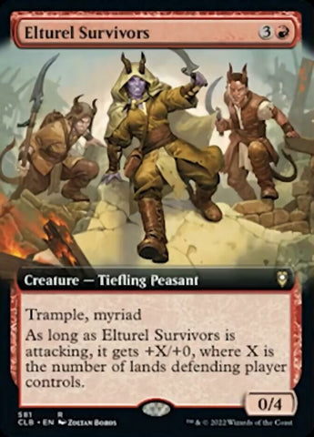 Sobrevivientes de Elturel (Arte extendido) [Commander Legends: Batalla por Baldur's Gate] 