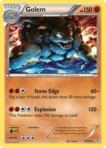Golem (45/83) [XY: Generaciones] 