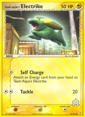 Electrike del Equipo Aqua (53/95) [EX: Equipo Magma vs Equipo Aqua] 