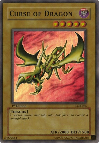 Maldición del Dragón [LOB-066] Súper Raro 
