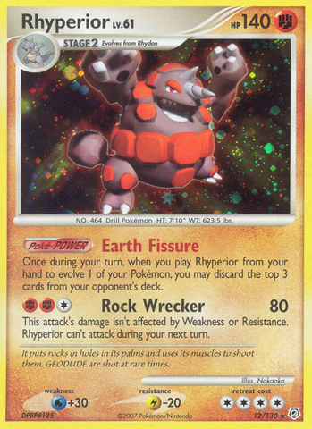 Rhyperior (12/130) [Diamante y perla: conjunto básico] 
