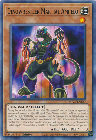 Dinowrestler Martial Ampelo [MP20-EN150] Común 